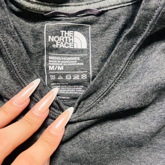 Mens The North Face Long Sleeve Gray Shirt Size M Crewneck - Picture 3 of 4